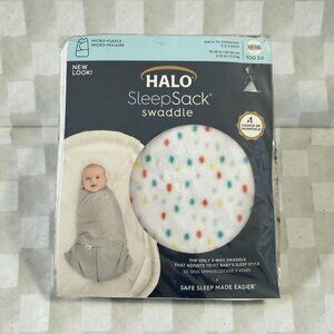 HALO Newborn 0-3 Months Polka Dot Sleepsack Swaddle NEW NWT